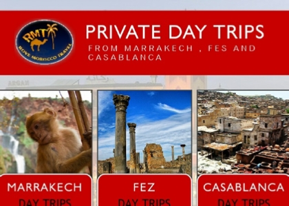 Morocco private tours flyer,leaflet Marrakech Morocco private tours flyer,leaflet Marrakech